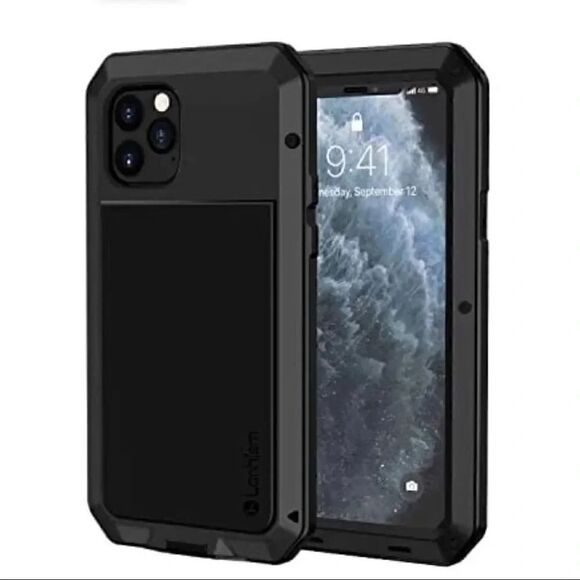 Lanhiem Armoured Metal Case for iPhone 11 Pro - Picture 3 of 6